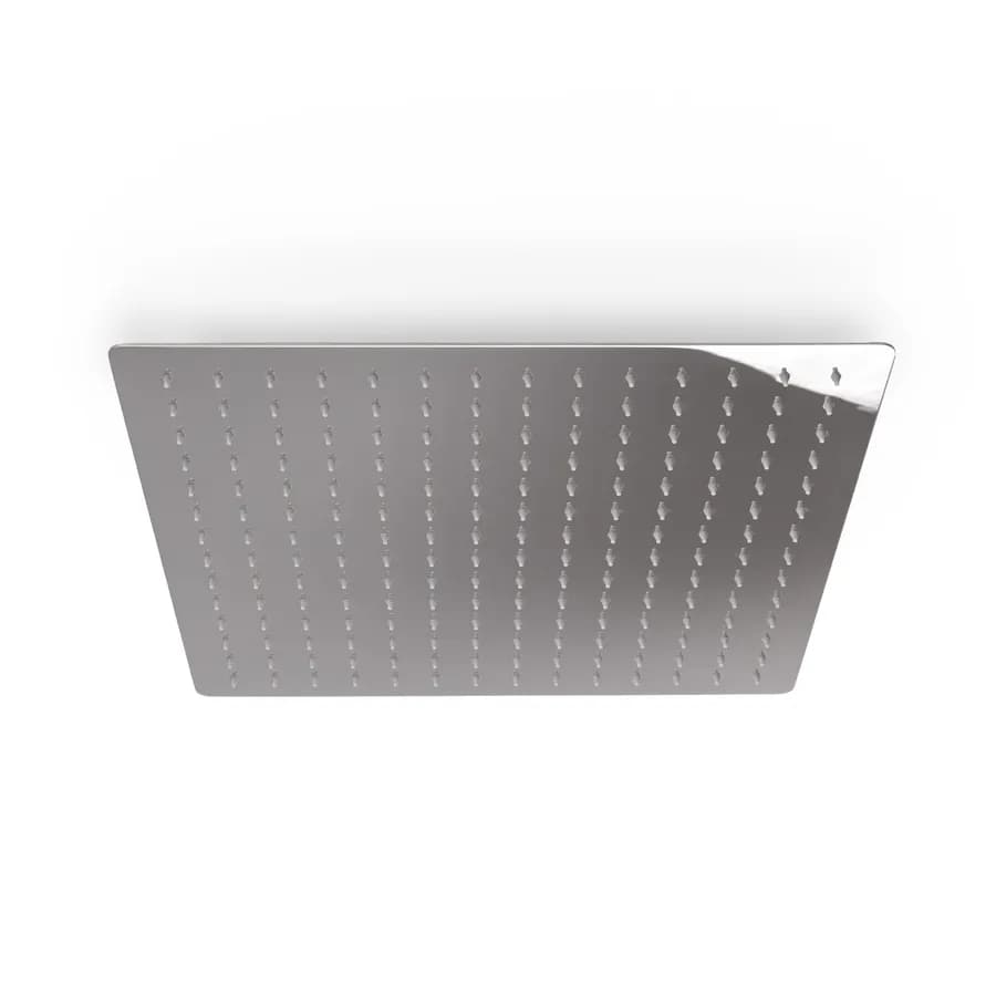 Set incasso doccia con deviatore con braccio a soffitto 20 cm e soffione 40x40 cm cromo – Wing