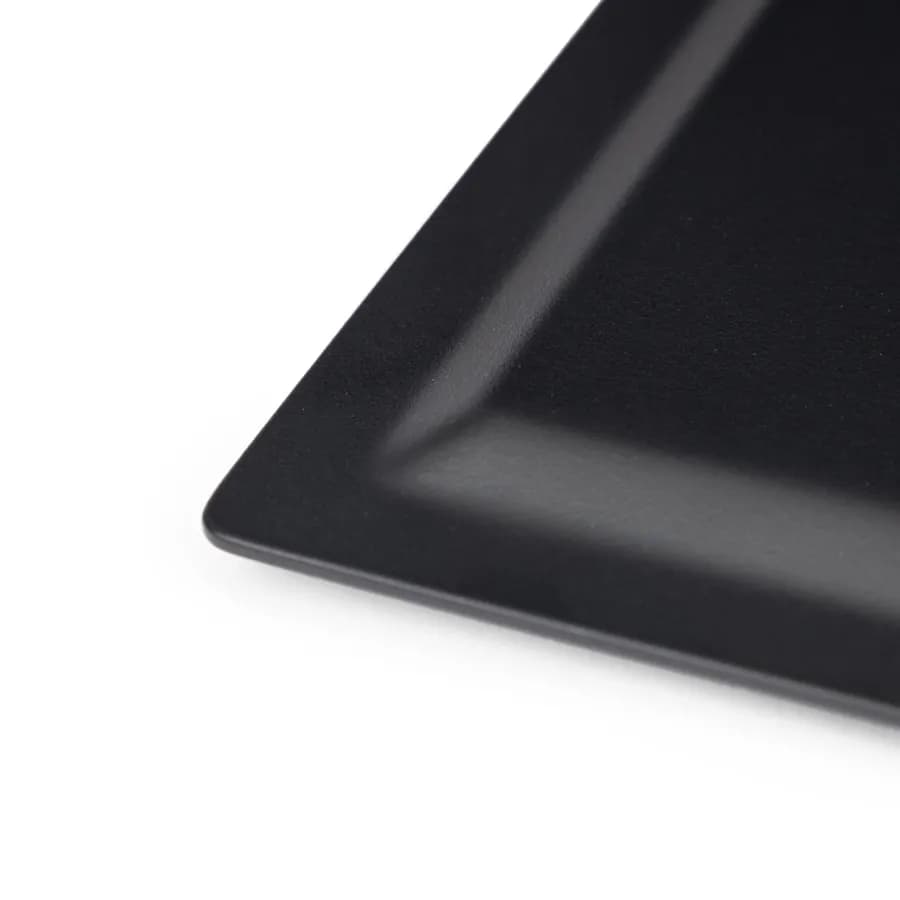 Set incasso doccia con deviatore con braccio doccia 35 cm e soffione 20x20 cm nero – Iota