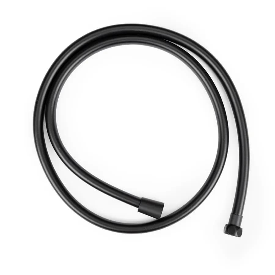 Set incasso doccia con deviatore e doccino con braccio doccia 22 cm e soffione 40 cm nero – Tila
