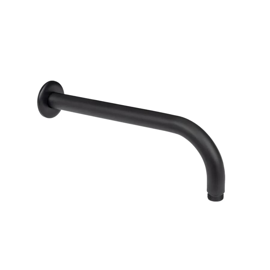 Set incasso doccia con deviatore e doccino con braccio doccia 28 cm e soffione 25 cm nero – Key