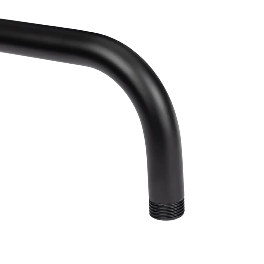 Set incasso doccia con deviatore e doccino con braccio doccia 35 cm e soffione 30 cm nero – Tila