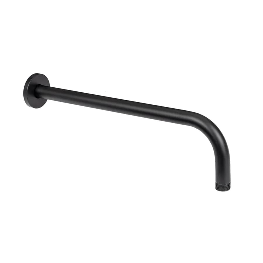 Set incasso doccia con deviatore e doccino con braccio doccia 35 cm e soffione 30 cm nero – Key