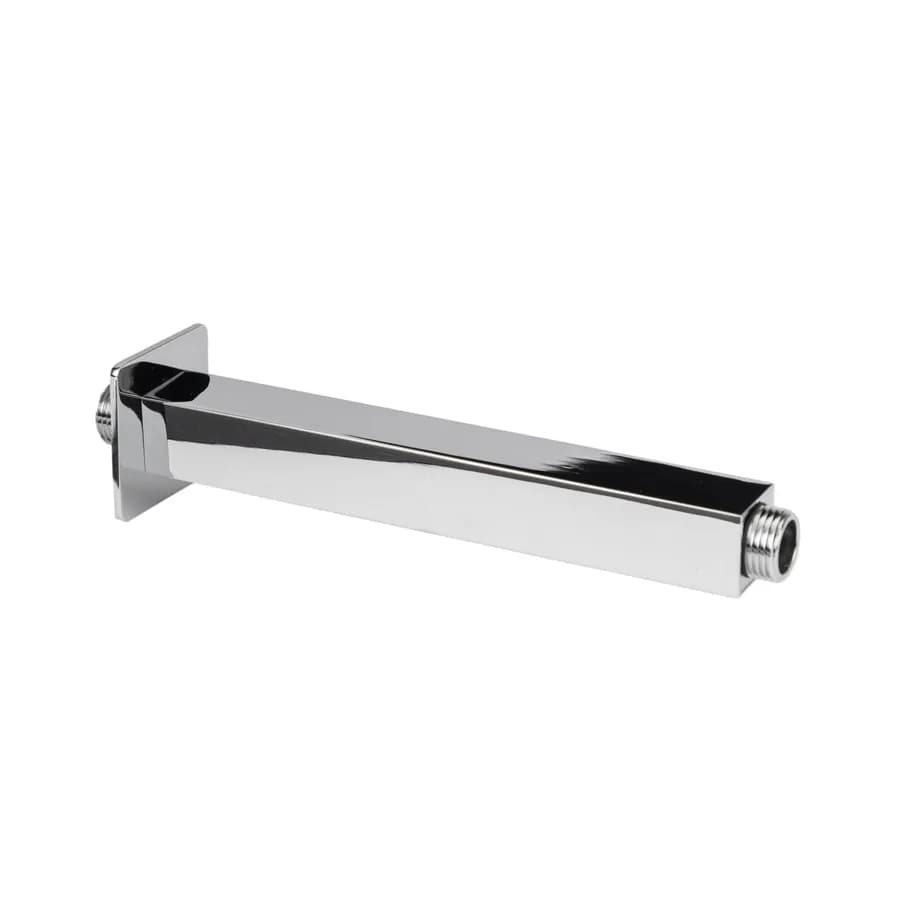 Set incasso doccia con deviatore e doccino con braccio doccia a soffitto 20 cm e soffione 40x40 cm cromo – Tiamat
