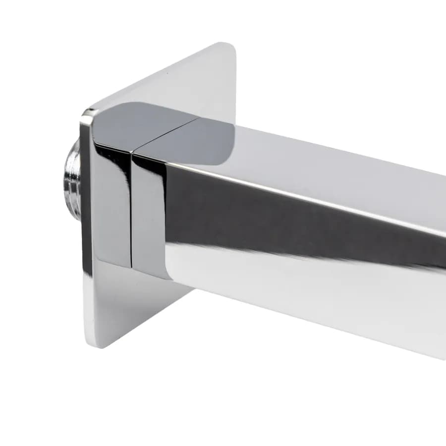 Set incasso doccia con deviatore e doccino con braccio doccia a soffitto 20 cm e soffione 40x40 cm cromo – Tiamat