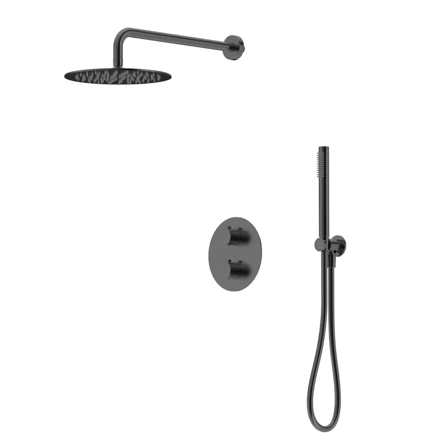 Set incasso in ottone nero spazzolato anti-impronta - Oasis