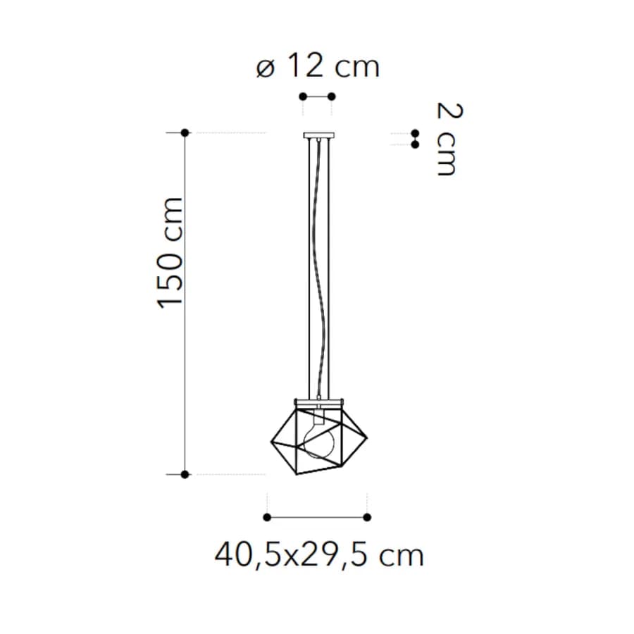 Set lampada a sospensione e 2 plafoniere in metallo bianco