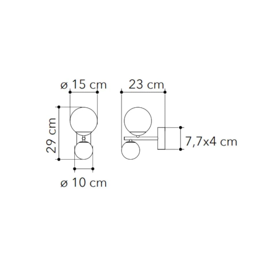 Set lampadario a sospensione da 5 lampade e 2 applique in oro rosa e vetro soffiato