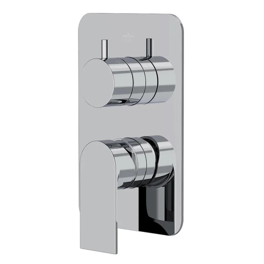 Set miscelatore lavabo alto e bidet con incasso doccia con deviatore cromo – Iota