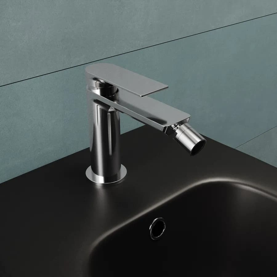 Set miscelatore lavabo alto e bidet con incasso doccia con deviatore cromo – Iota