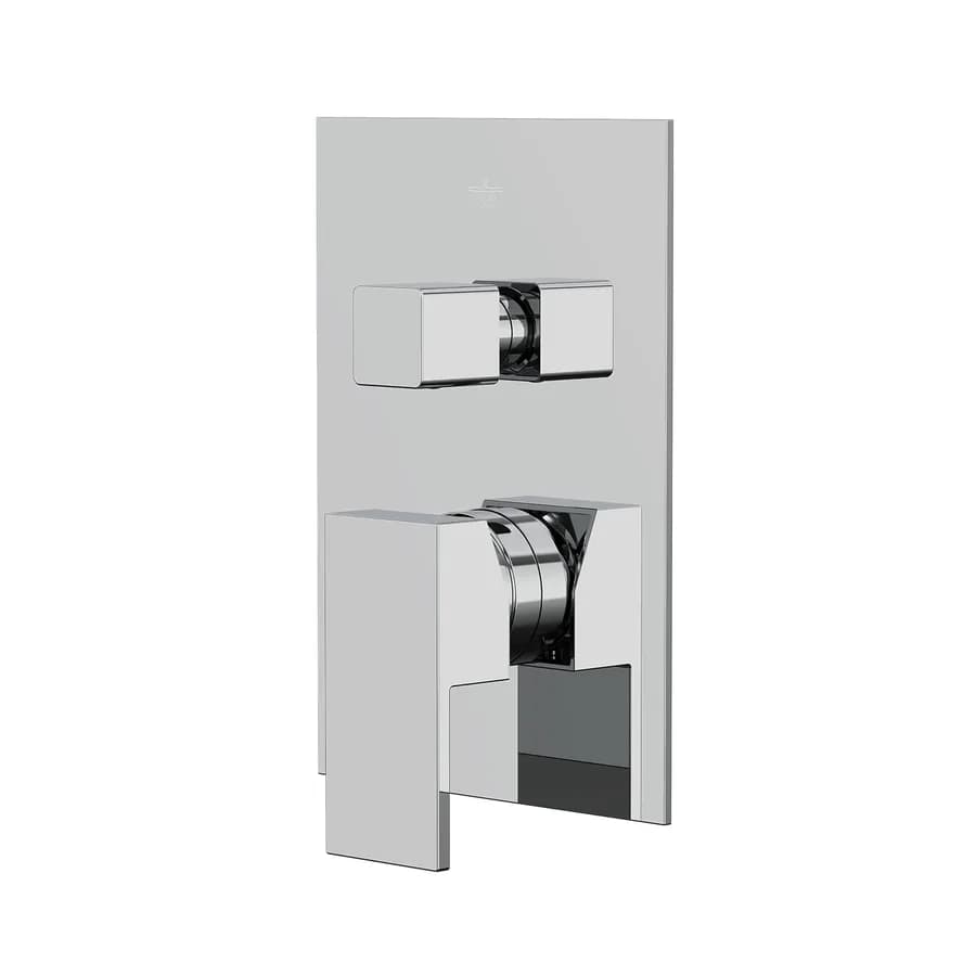 Set miscelatore lavabo alto e bidet con incasso doccia con deviatore cromo – Kyria