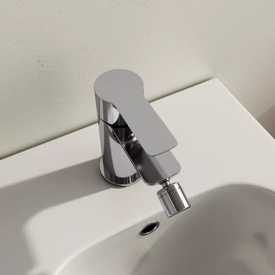 Set miscelatore lavabo e bidet con incasso doccia cromo – Key