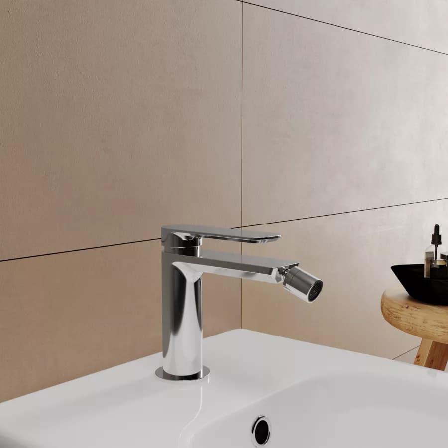 Set miscelatore lavabo e bidet con incasso doccia cromo – Fusion