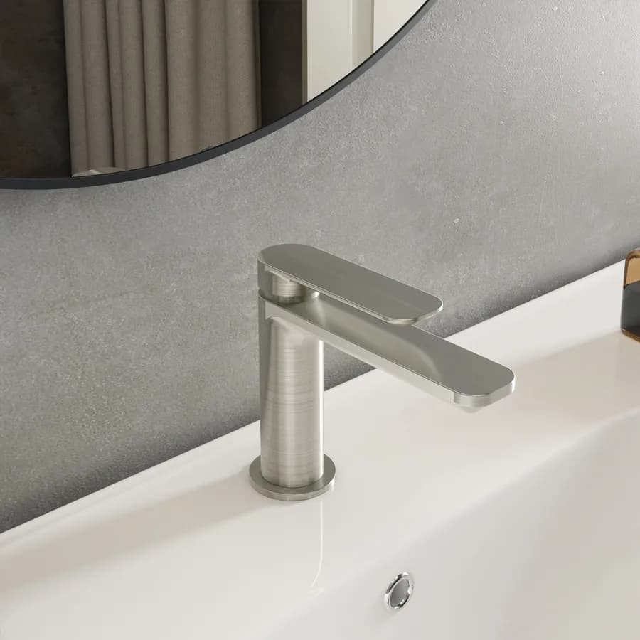 Set miscelatore lavabo e bidet spazzolato – Fusion