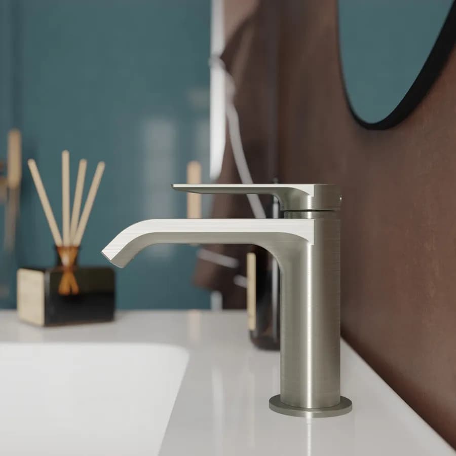 Set miscelatore lavabo e bidet spazzolato – Iota
