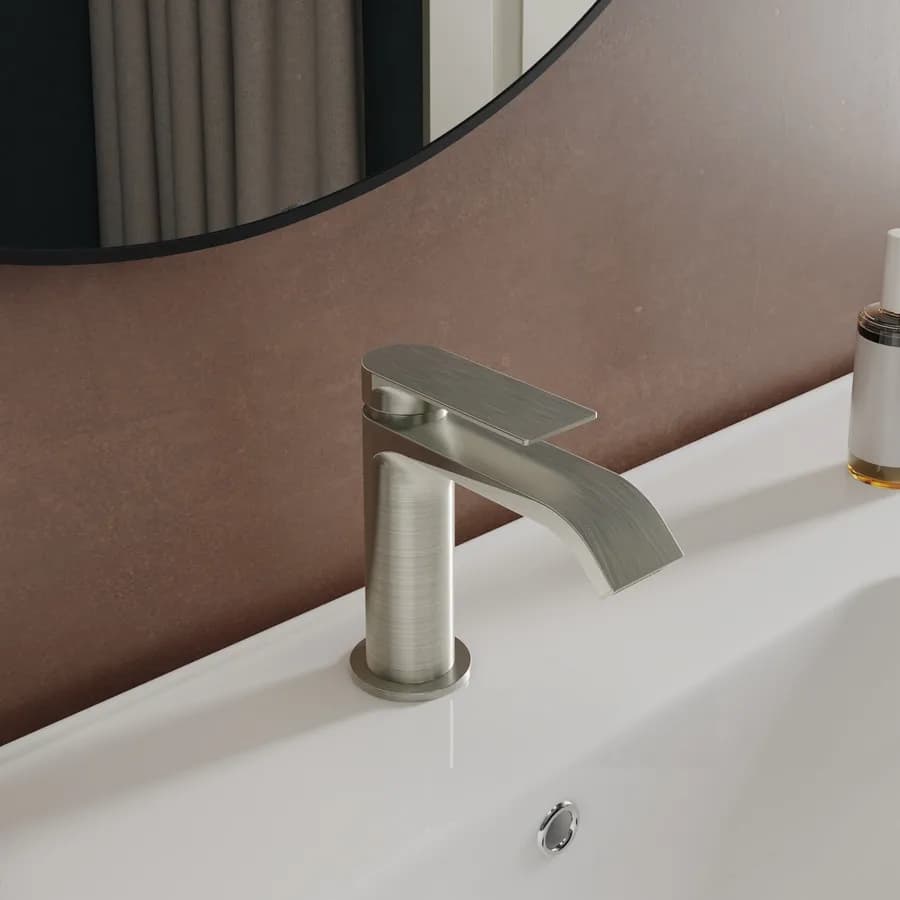 Set miscelatore lavabo e bidet spazzolato – Iota