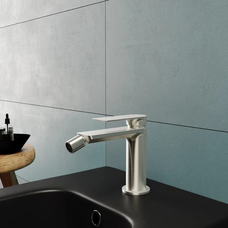 Set miscelatore lavabo e bidet spazzolato – Iota