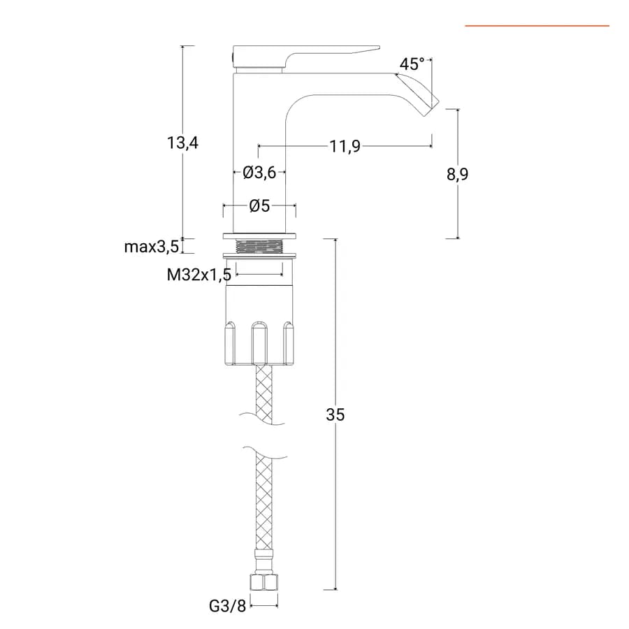 Set miscelatore lavabo e bidet spazzolato – Iota
