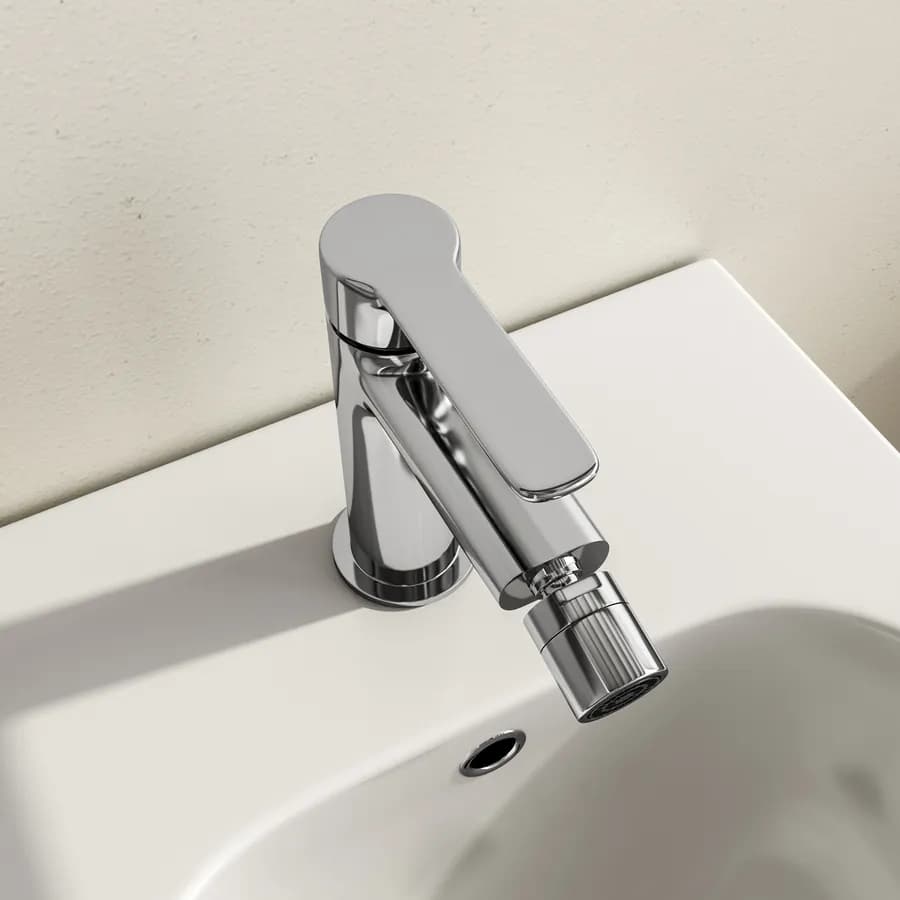 Set miscelatore lavabo alto e bidet cromo – Tila