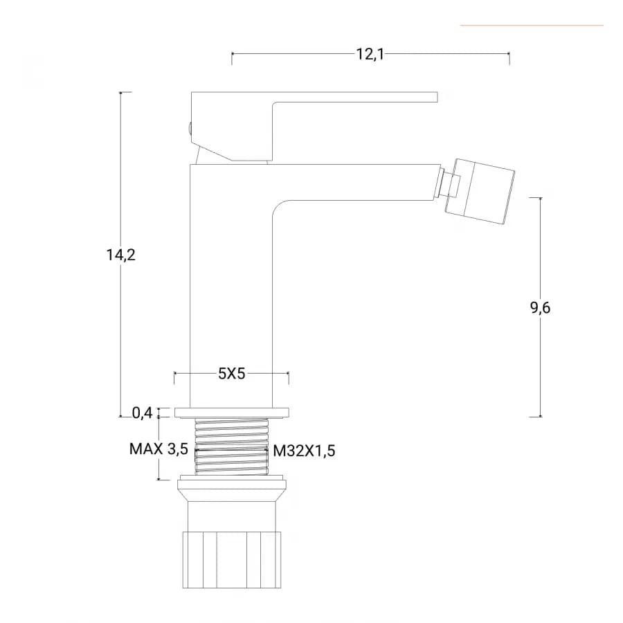 Set miscelatore lavabo bidet e incasso doccia nero – Tiamat