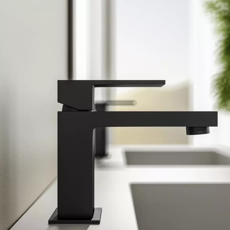 Set miscelatore lavabo bidet e incasso doccia nero – Tiamat