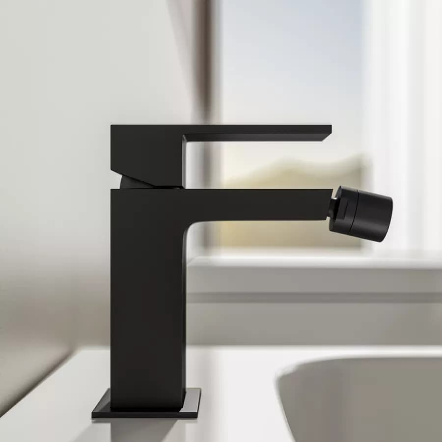 Set miscelatore lavabo bidet e incasso doccia nero – Tiamat