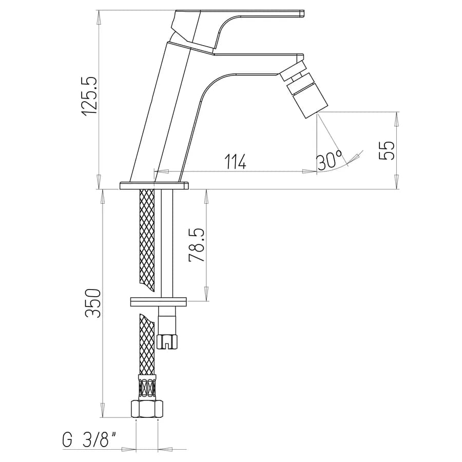 Set miscelatori Jacuzzi - Rubinetteria Plaza lavabo bidet e vasca con accessori