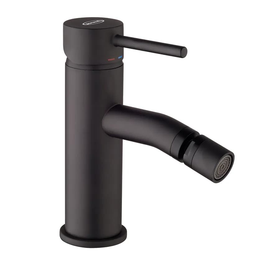 Set miscelatori lavabo alto + bidet nero opaco Gun di Jacuzzi - Rubinetteria