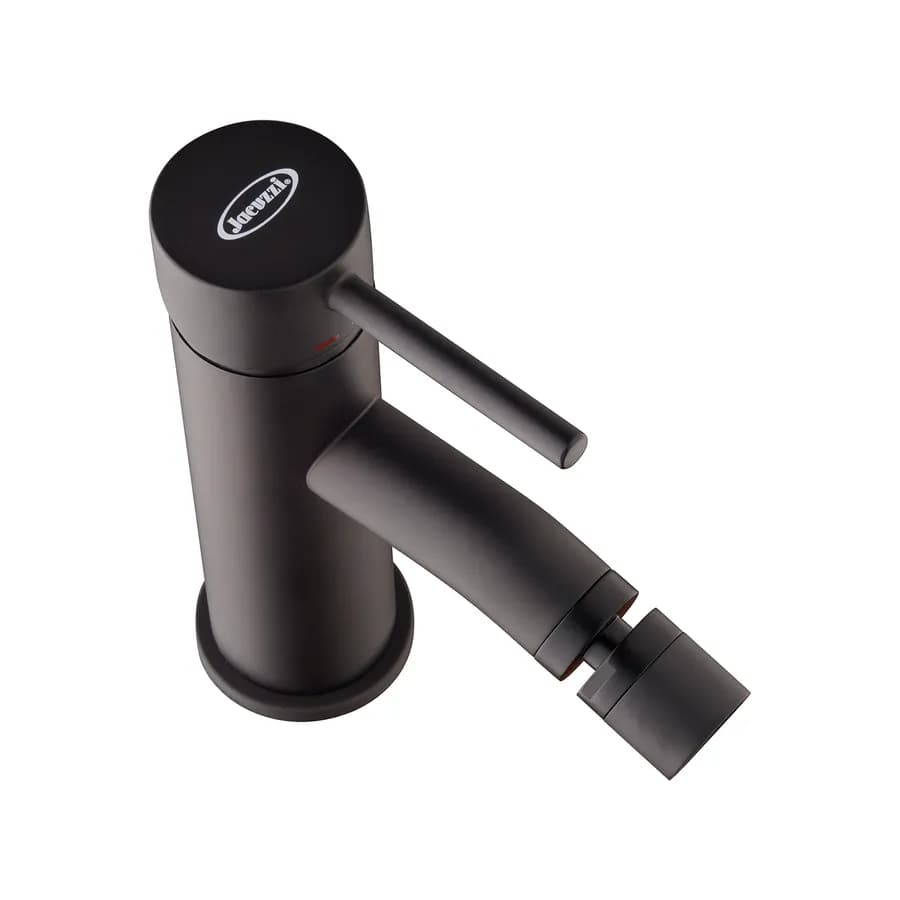 Set miscelatori lavabo alto + bidet nero opaco Gun di Jacuzzi - Rubinetteria