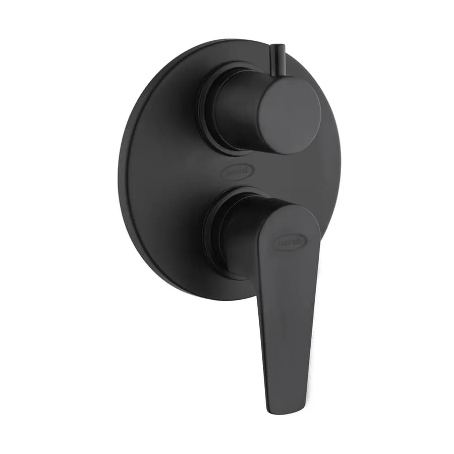 Set miscelatori lavabo + bidet + incasso doccia 2 vie nero opaco Inca di Jacuzzi - Rubinetteria