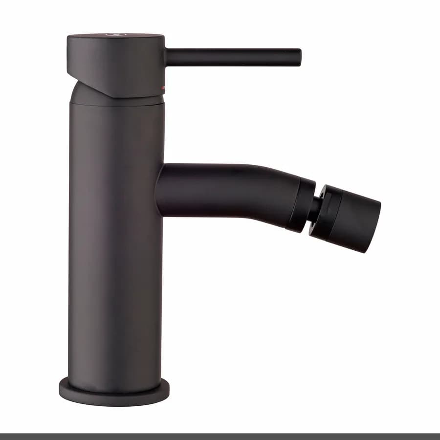 Set miscelatori lavabo + bidet + esterno doccia nero opaco Gun di Jacuzzi - Rubinetteria