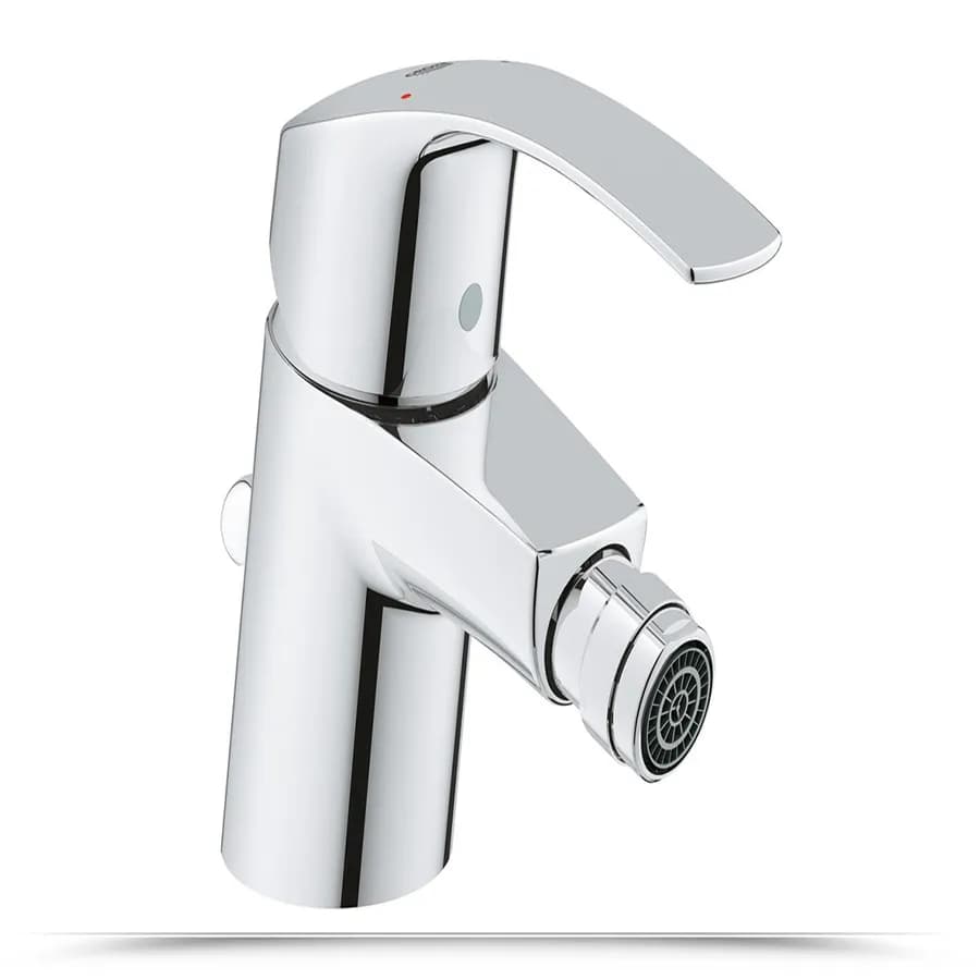 Set miscelatori lavabo e bidet Grohe Eurosmart New taglia S monocomando con piletta di scarico