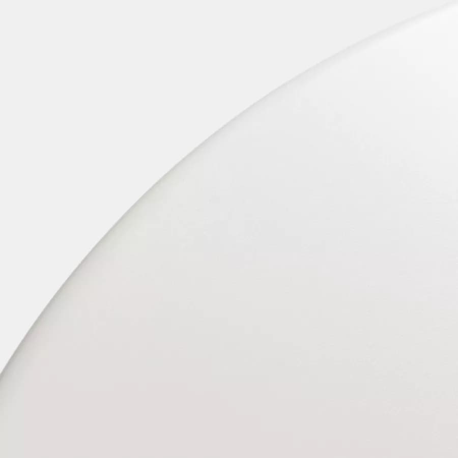 Set pranzo con tavolo rotondo 80 cm e 4 sedie impilabili in polipropilene bianco - Tulipano