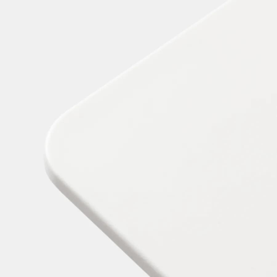 Set pranzo da giardino con tavolo 80x80 cm e 4 sedie in polipropilene bianco - Qalis