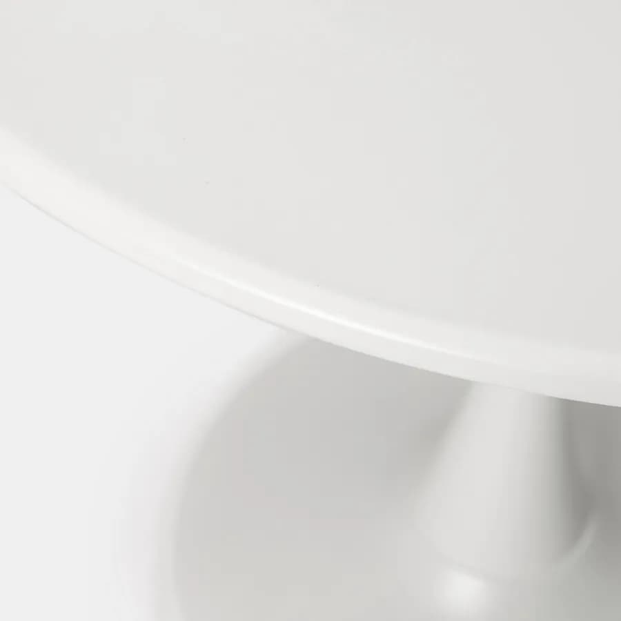 Set pranzo tavolo rotondo 100 cm e 4 sedie impilabili in polipropilene bianco - Tulipano