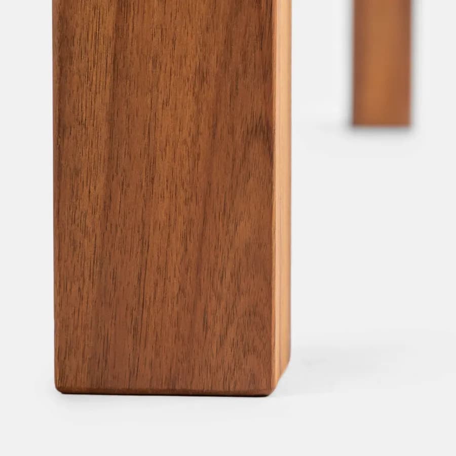 Set pranzo con tavolo 160x80 cm e 4 sedie pieghevoli in legno di acacia - Paja