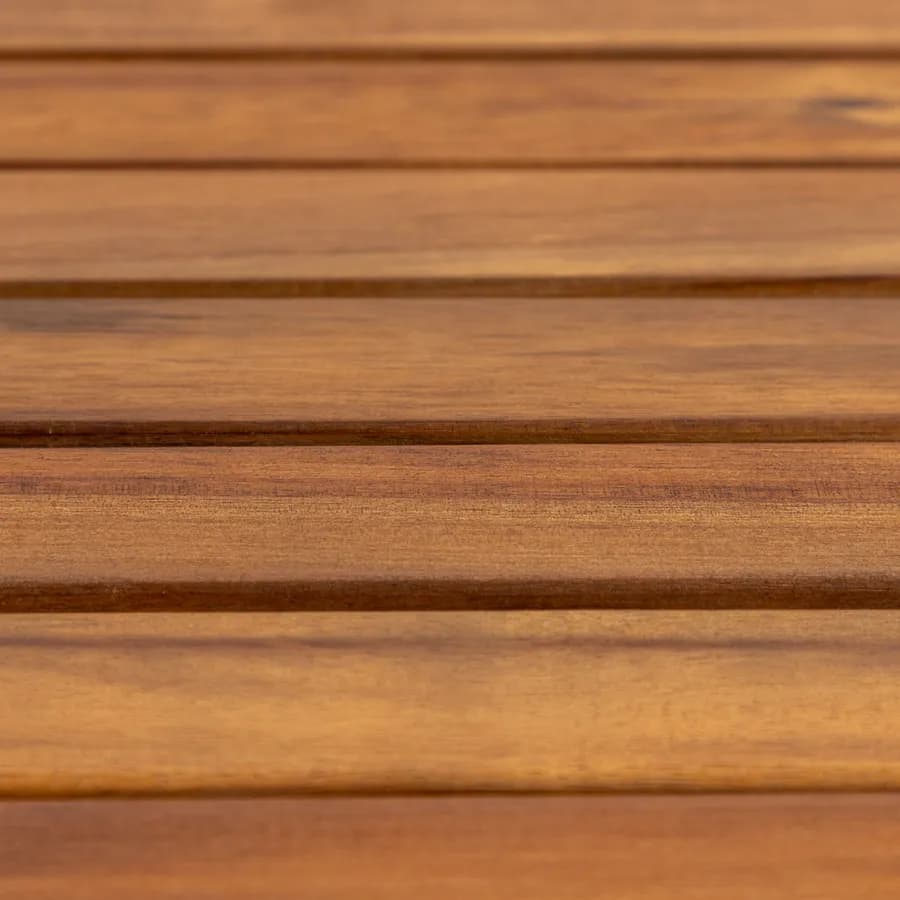 Set bistrot con tavolo 60x60 cm e 2 sedie pieghevoli in legno di acacia - Paja