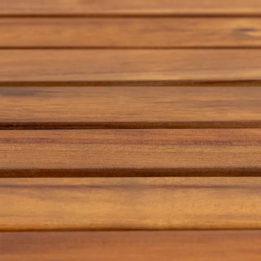 Set bistrot con tavolo 60x60 cm con 2 sedie pieghevoli in legno di acacia - Paja
