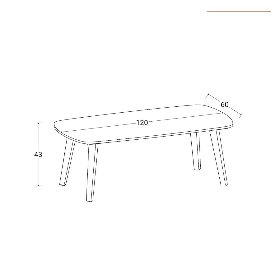 Set relax 5 posti in alluminio bianco con braccioli effetto legno e cuscini - Vallarta