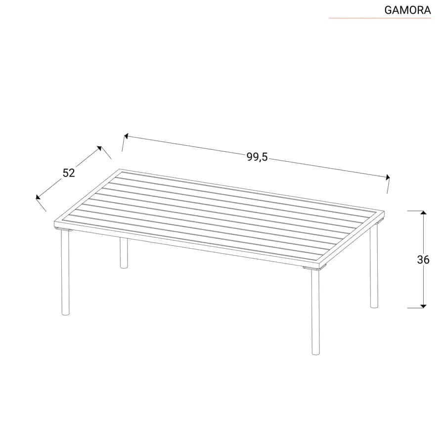 Set relax da giardino 4 posti in corda beige con cuscini grigi - Gamora