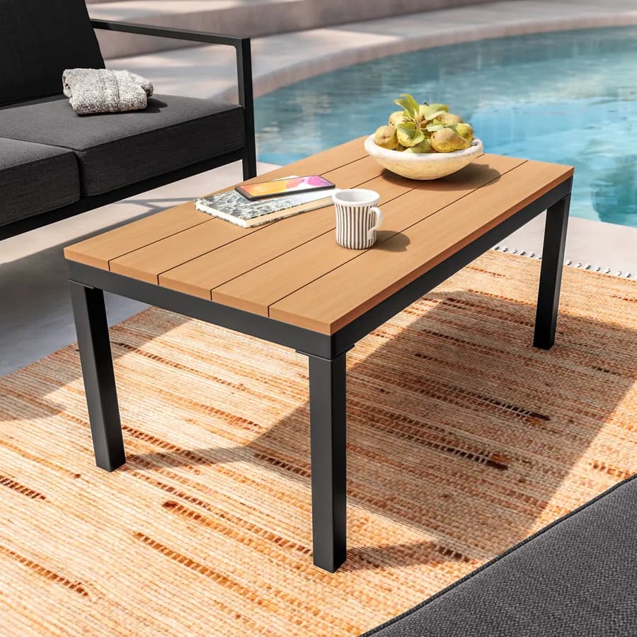 Set relax con divano due poltrone e tavolino in acciaio e cuscini nero - Evelyn