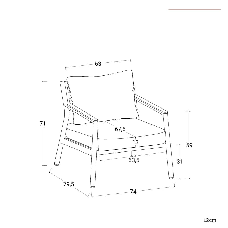 Set relax divano 3 posti due poltrone e tavolino in alluminio grigio con cuscini beige - Mibald