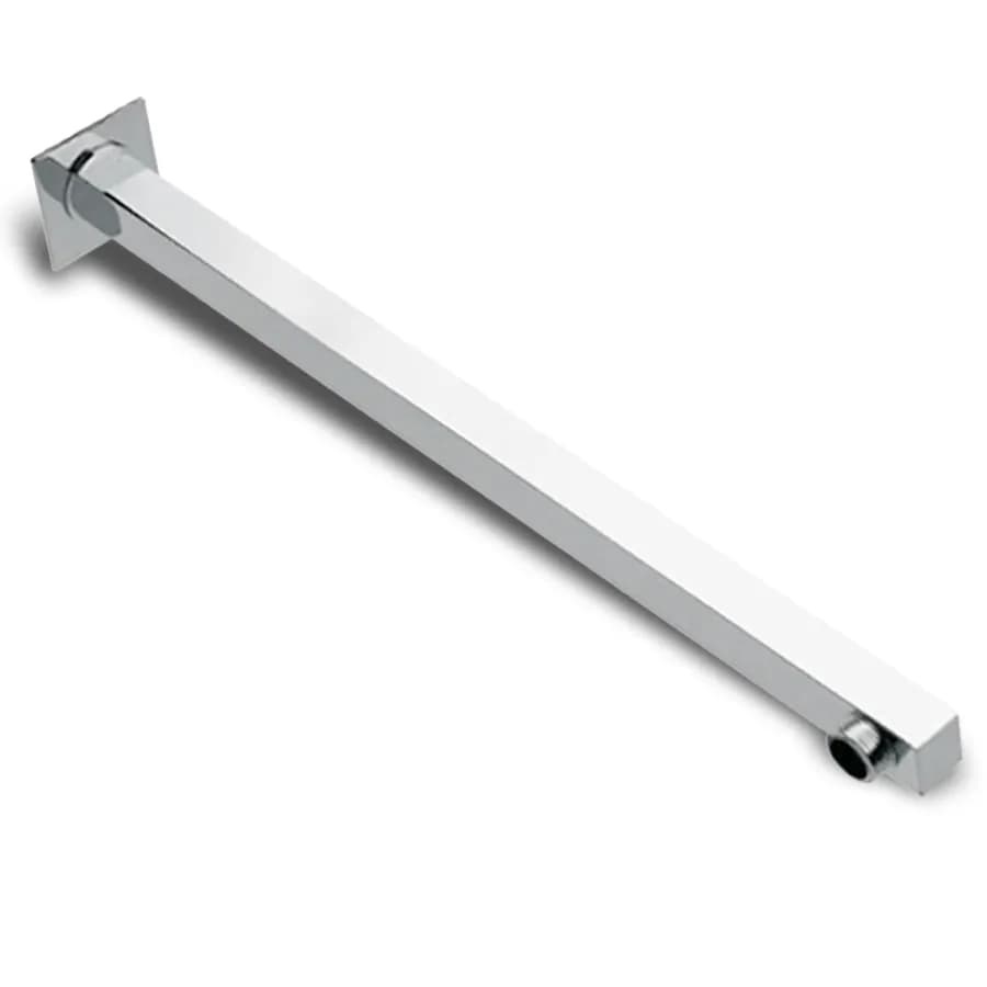 Set squadrato incasso doccia braccio 40 cm soffione e doccino con flessibile