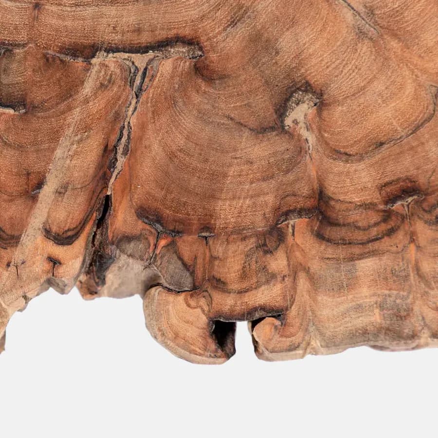 Sgabello in legno di acacia e metallo - Freia Acacia