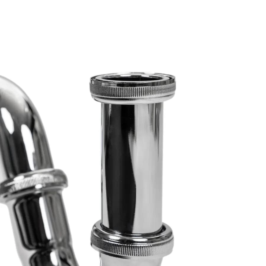 Sifone per scarico bidet con attacco standard cromo
