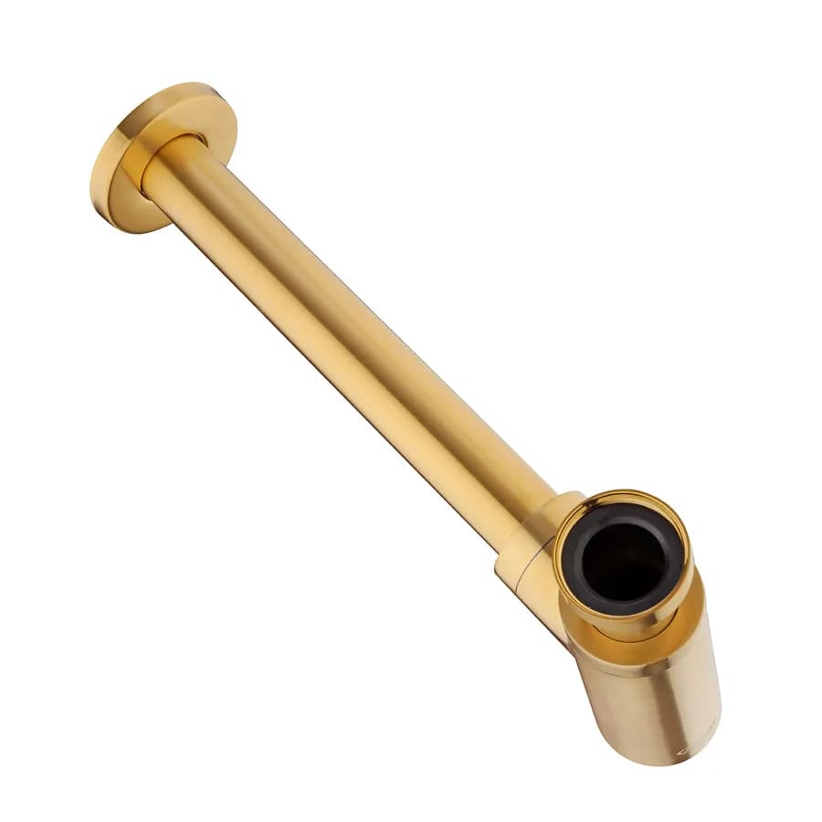 Sifone tondo a bottiglia in ottone oro - Jacuzzi