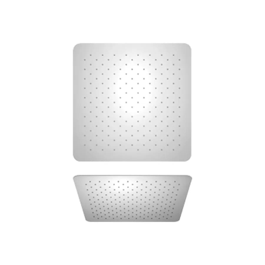 Soffione anticalcare Jacuzzi - Rubinetteria 20x20 cm in acciaio inox design ultraslim per braccio doccia