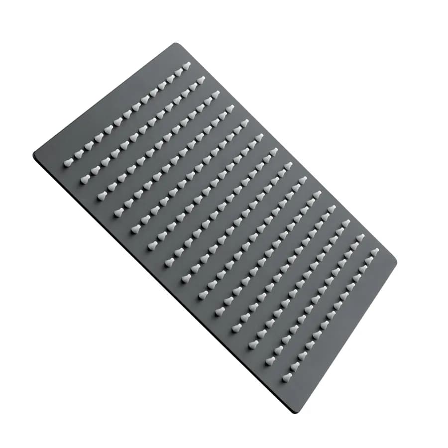 Soffione doccia quadrato 30 cm e braccio 40 cm anticalcare Jacuzzi - Rubinetteria