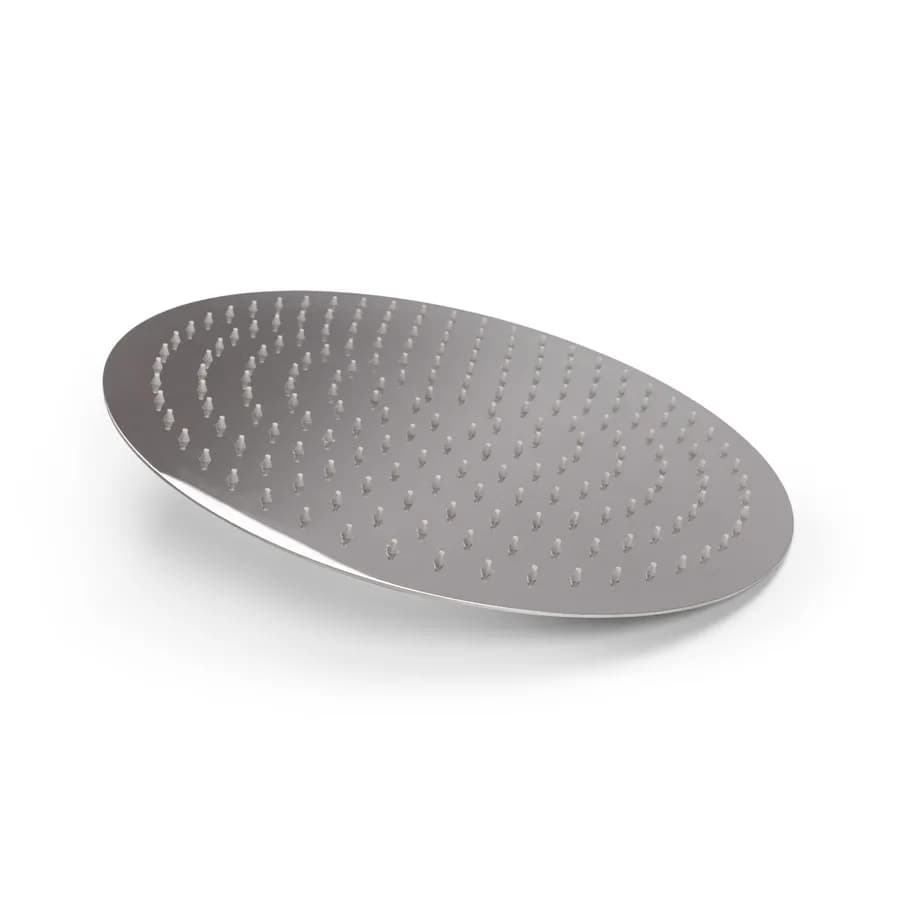 Soffione slim Ø40 cm acciaio inox specchiato aticalcare orientabile