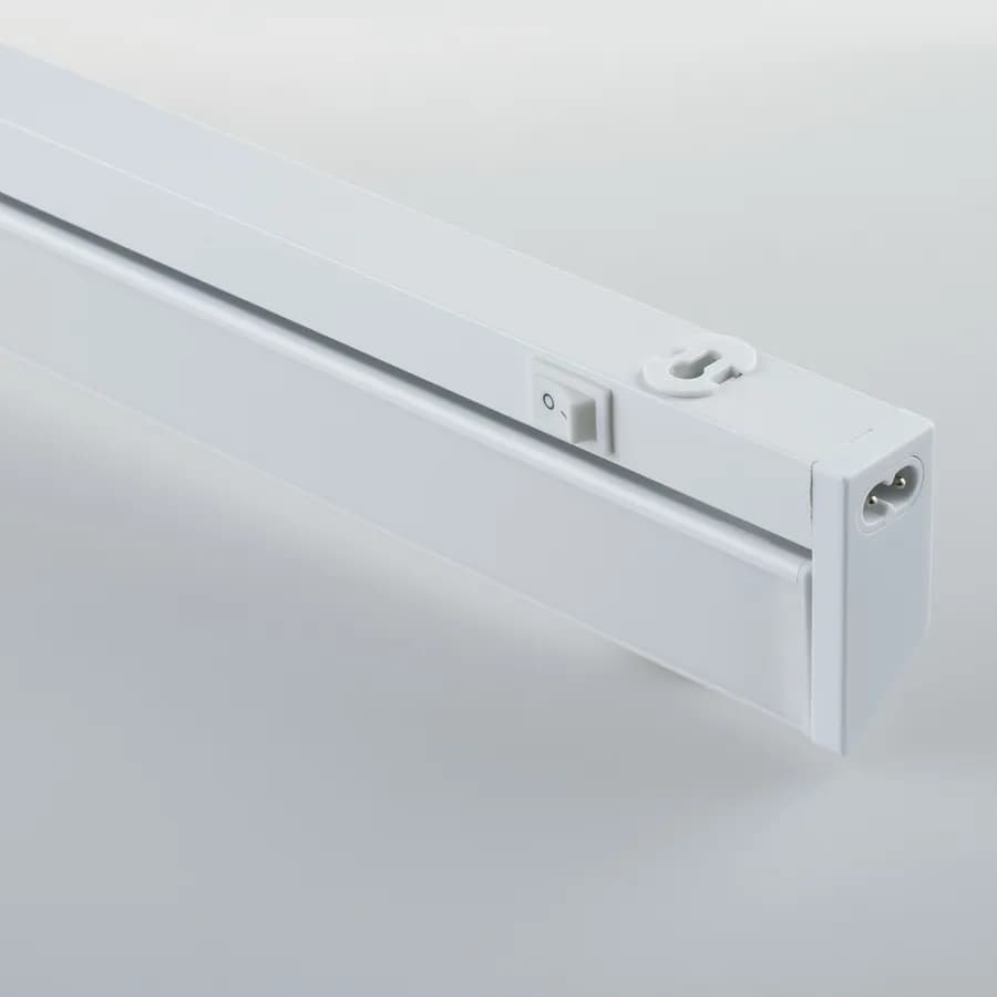 Sotto pensile led orientabile 90 cm in alluminio bianco