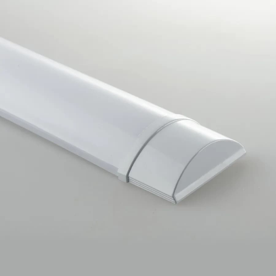 Barra ultra sottile a LED integrato 120 cm in alluminio bianco
